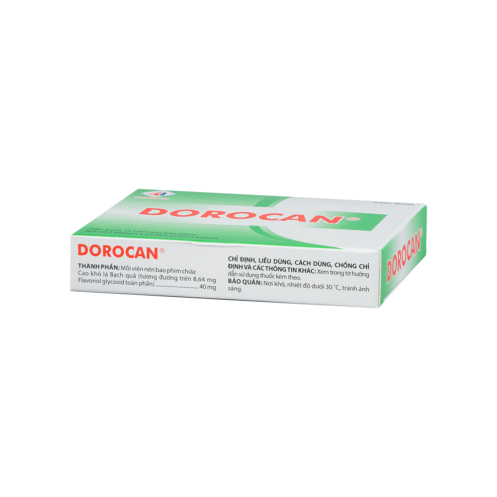 Dorocan 40mg Hộp 2 vỉ x 15 viên Domesco