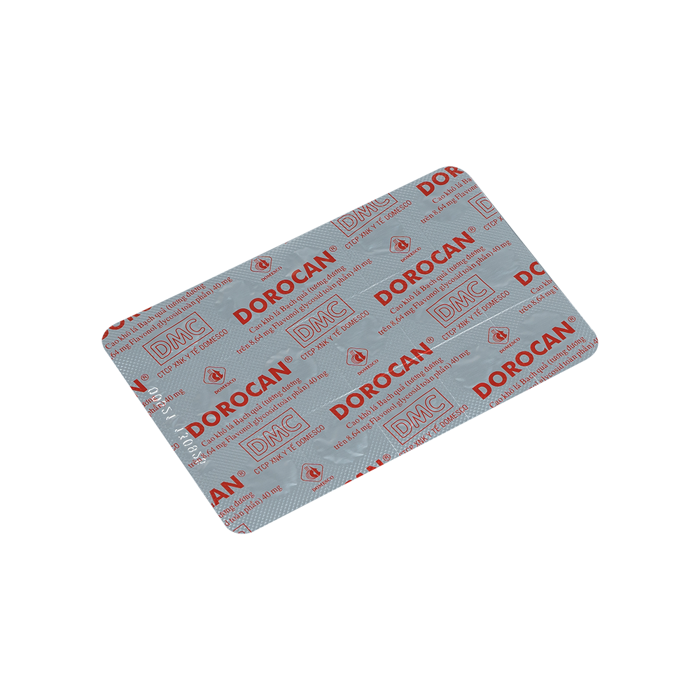 Dorocan 40mg Hộp 2 vỉ x 15 viên Domesco