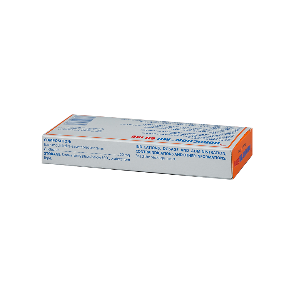 Dorocron MR 60 mg Hộp 2 vỉ x 15 viên Domesco