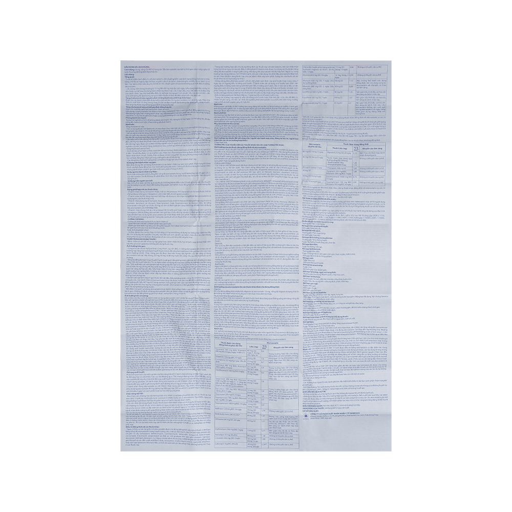 Dorotor 20 mg Hộp 2 vỉ x 10 viên Domesco