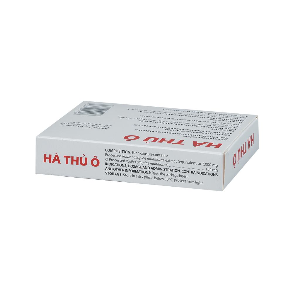 Hà thủ ô Hộp 3 vỉ x 10 viên Domesco