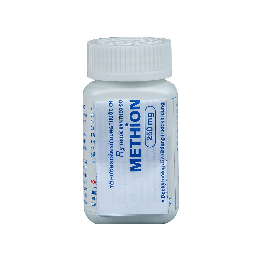 Methionin 250 mg Chai 100 viên Domesco