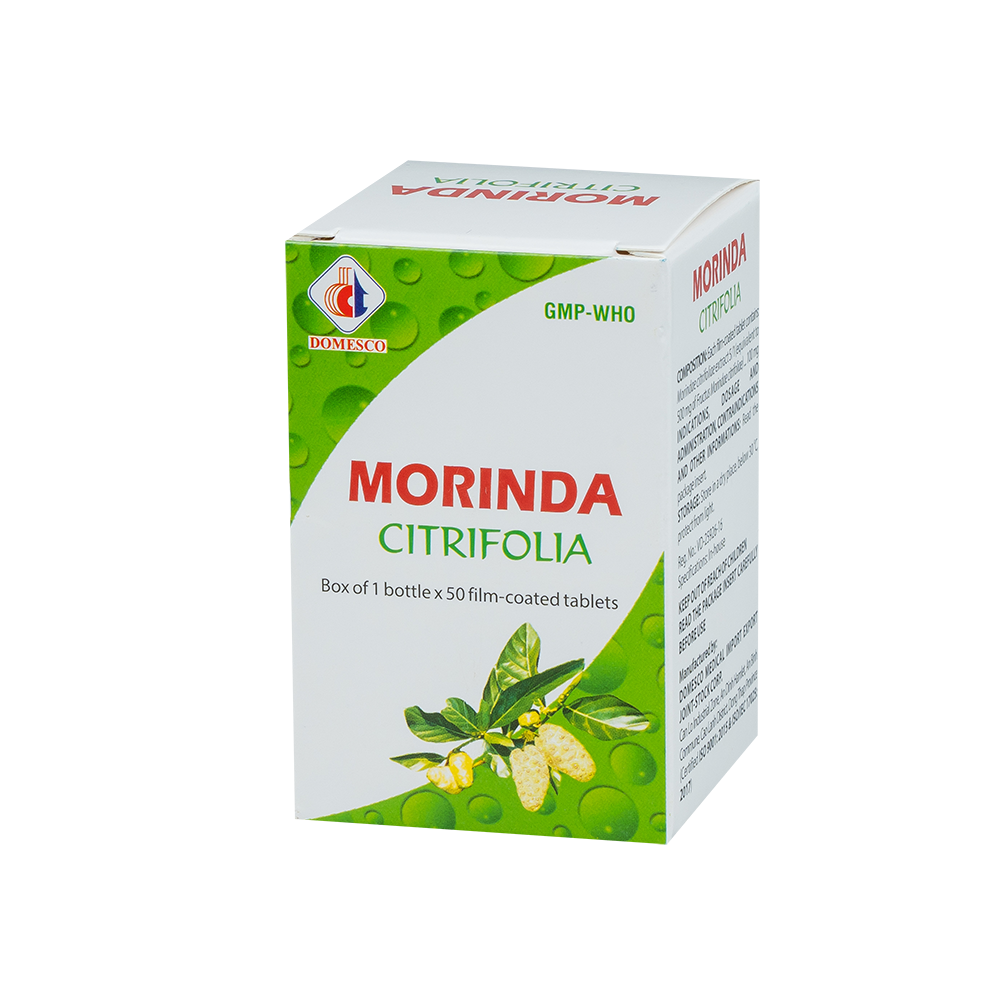 Morinda citrifolia Chai 50 viên Domesco