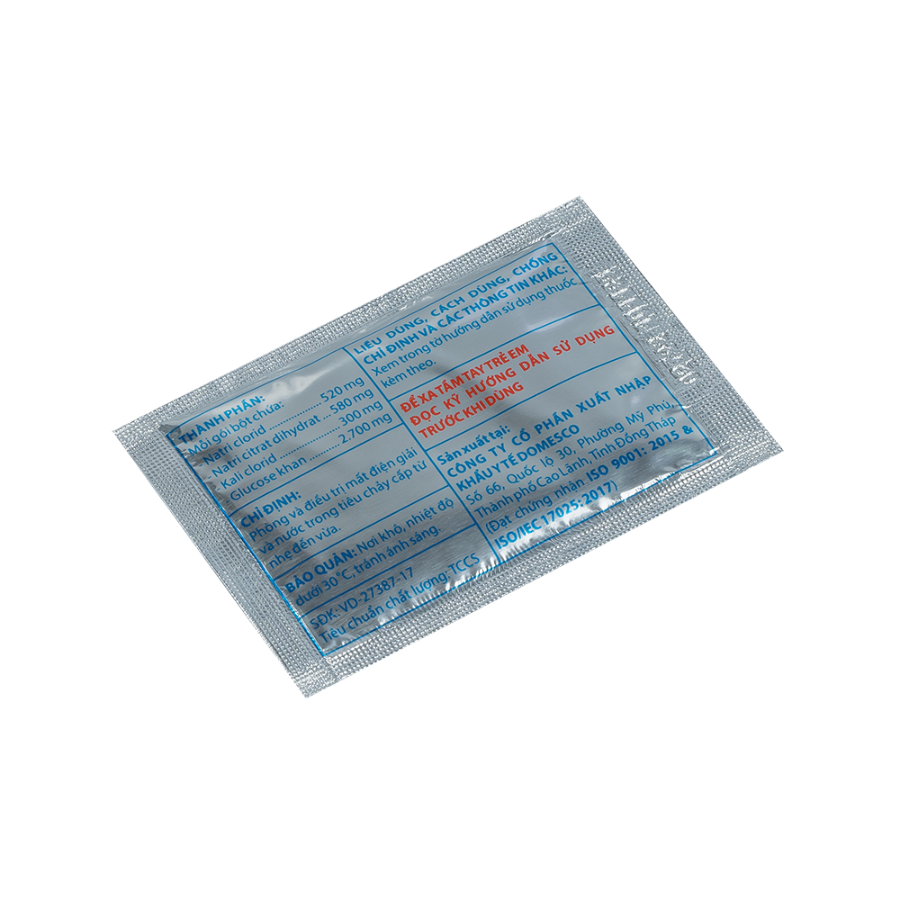 Oresol 245 Hộp 20 gói x 4,1g Domesco