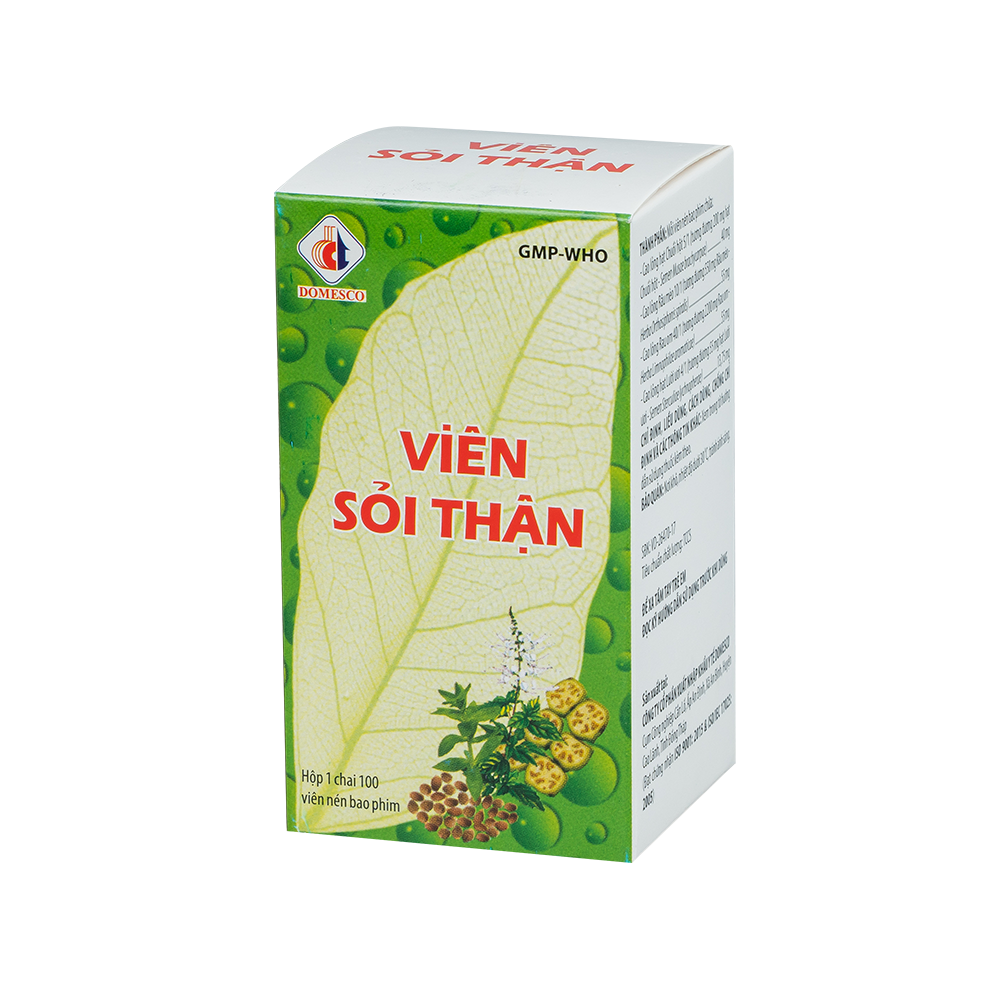 Viên sỏi thận Chai 100 viên Domesco