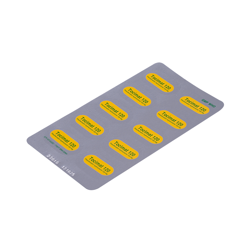 Tocimat 120 H/50 Hộp 5 Vỉ x 10 Viên Bidiphar