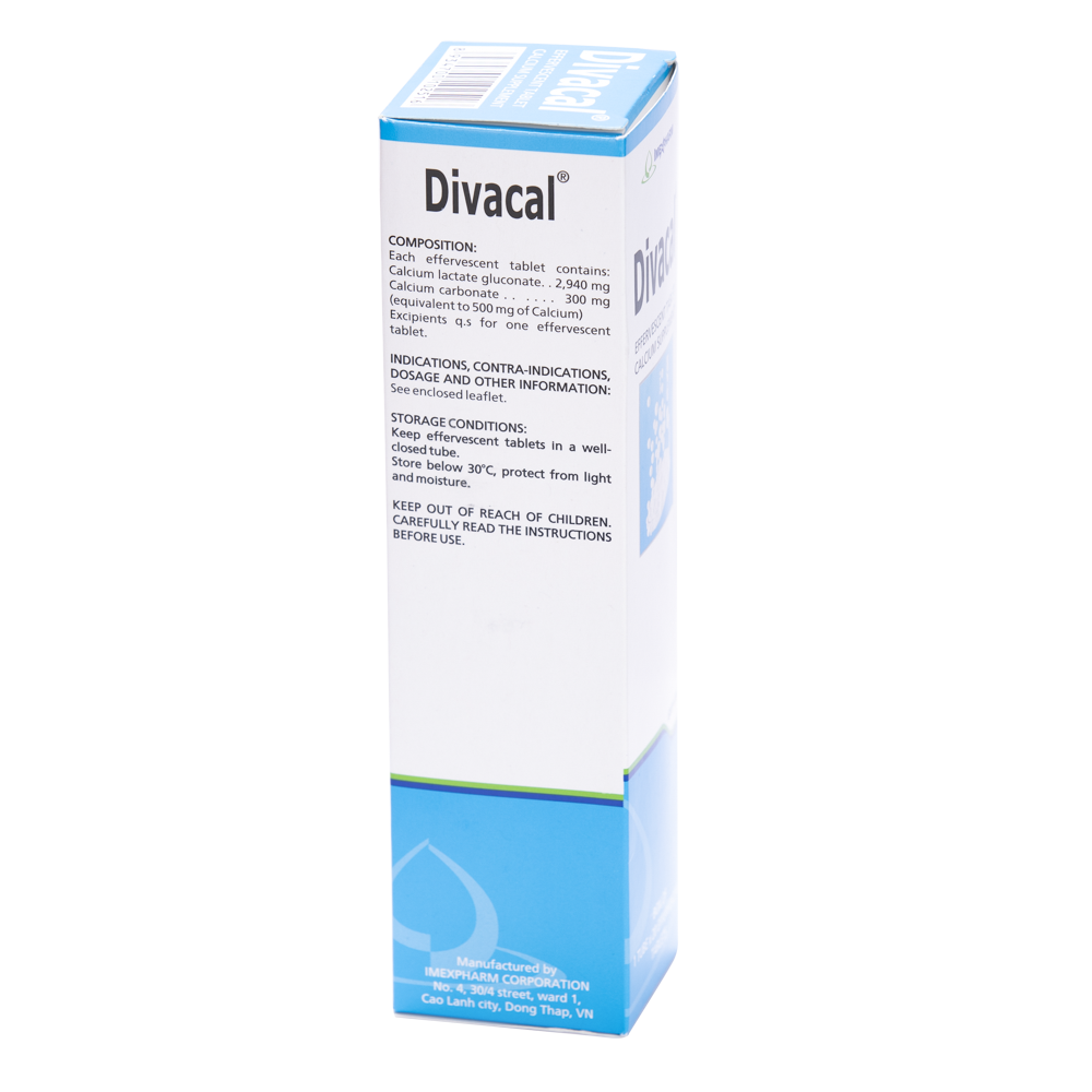 Divacal Tube 20 viên Imexpharm