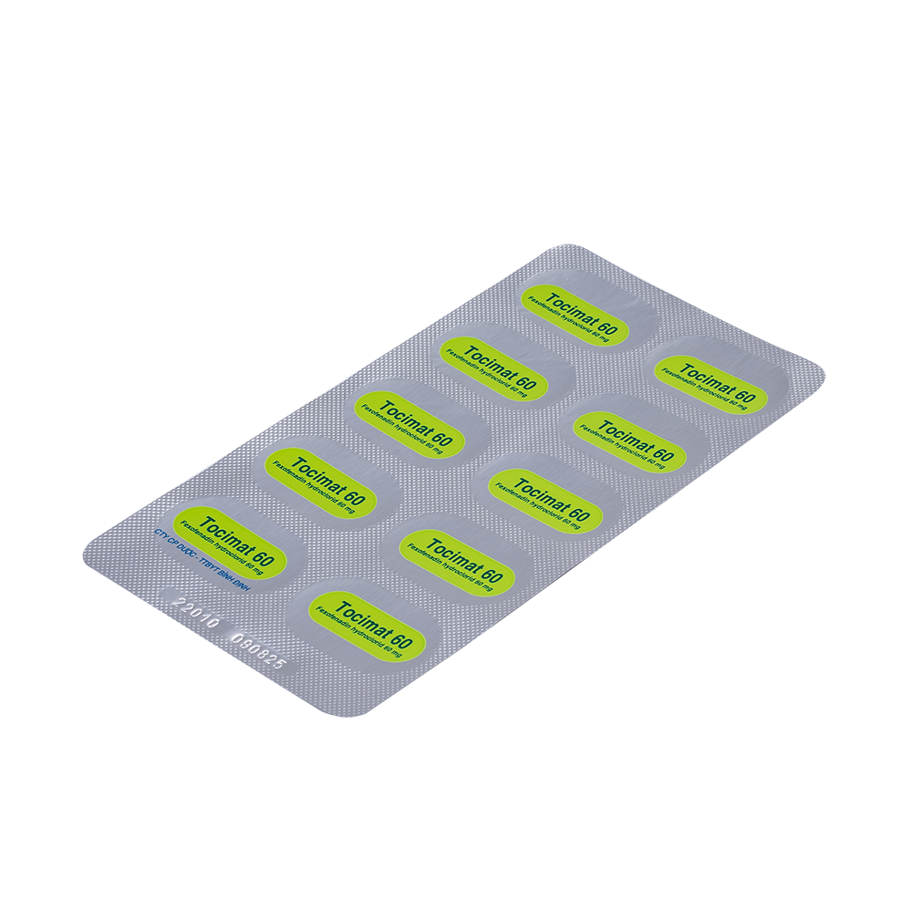 Tocimat 60 H/50 Hộp 5 Vỉ x 10 Viên Bidiphar