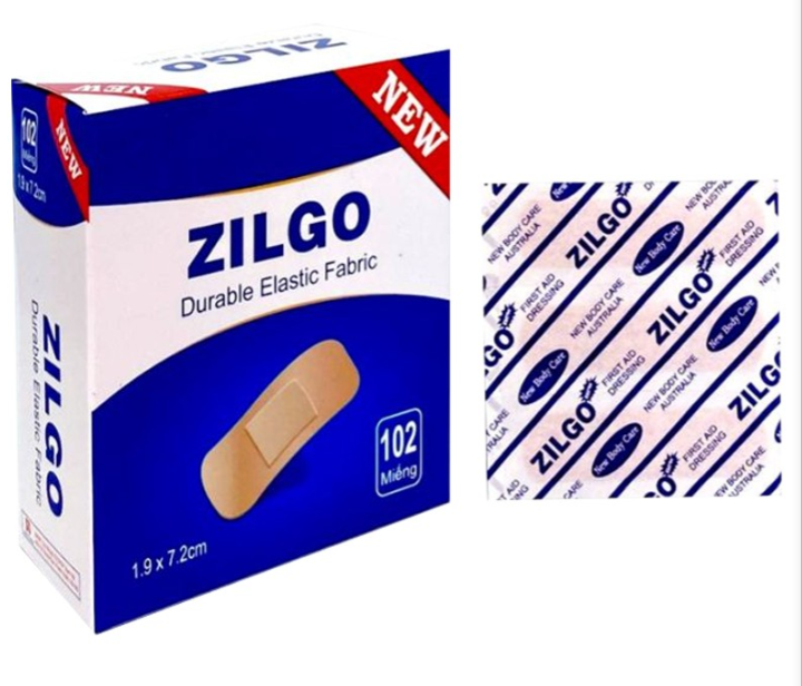 Zilgo 102 new trắng xanh (Thùng x 100 hộp x 102 miếng)