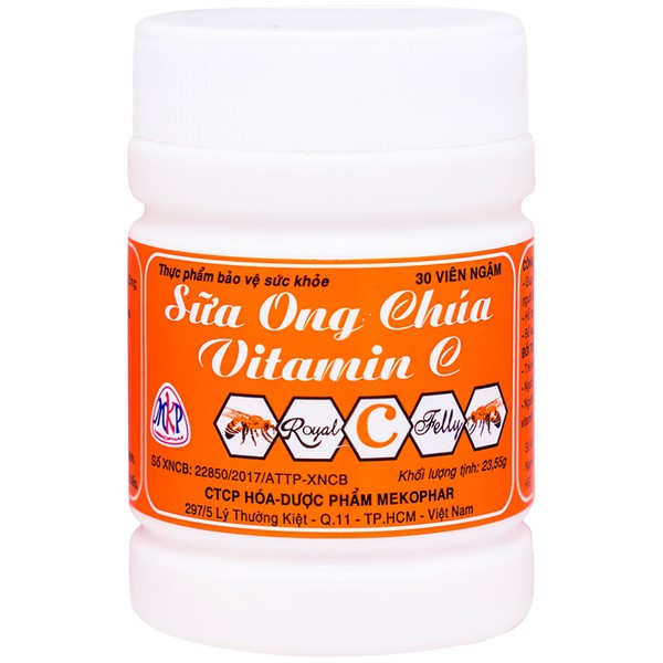 Sữa Ong Chúa Vitamin C (C/30Vngậm)