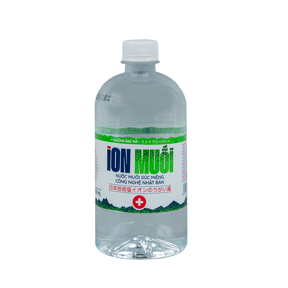 NƯỚC SÚC MIỆNG I-ON MUỐI ( Hương Biển, Hương Bạc Hà) (ALKALINE) Chai 680ml