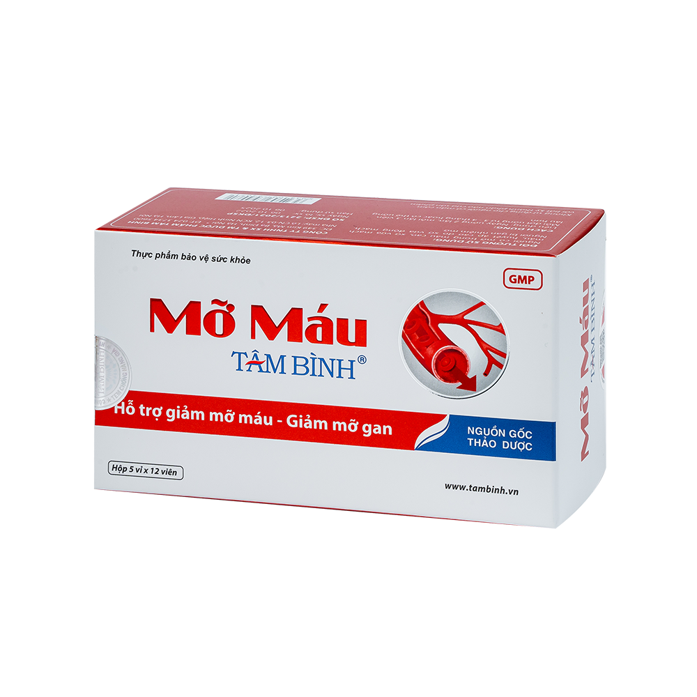 Mỡ Máu Hộp 5 vỉ x 12 viên Tâm Bình
