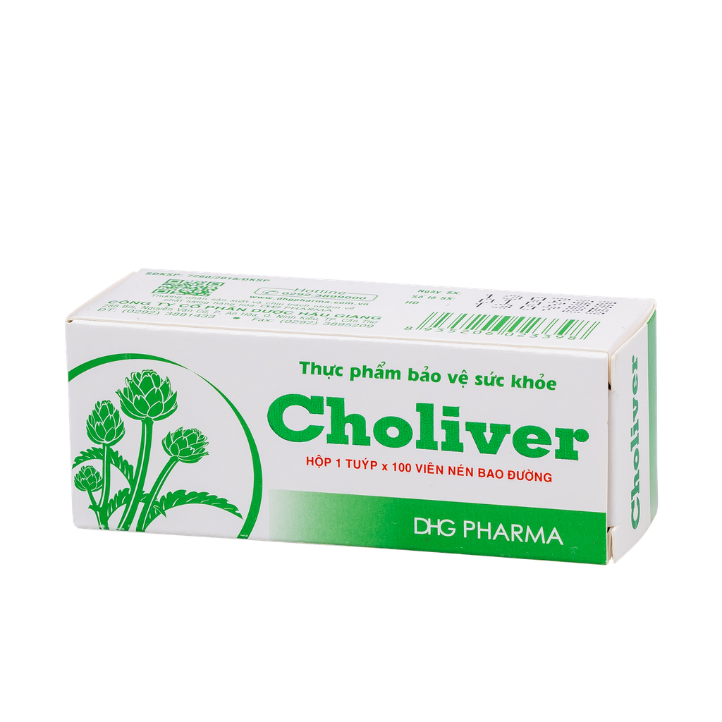 Choliver 1 tuýp x 100 viên DHG