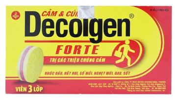 Decolgen Fort PE 10mg Hộp 25 vỉ x 4 viên