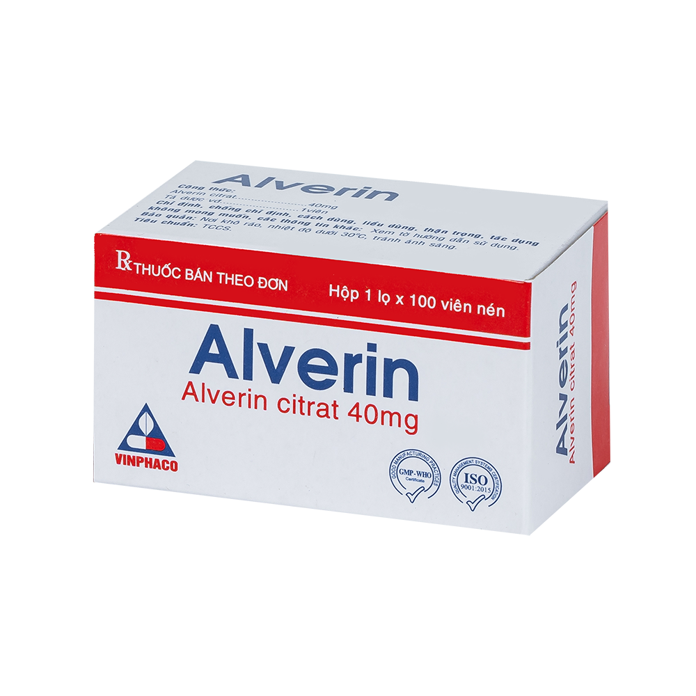 ALVERIN Hộp 1 lọ x 100 viên  VINPHACO
