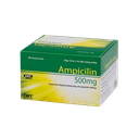 Ampicillin 500 mg Hộp 10 vỉ x 10 viên  Hataphar