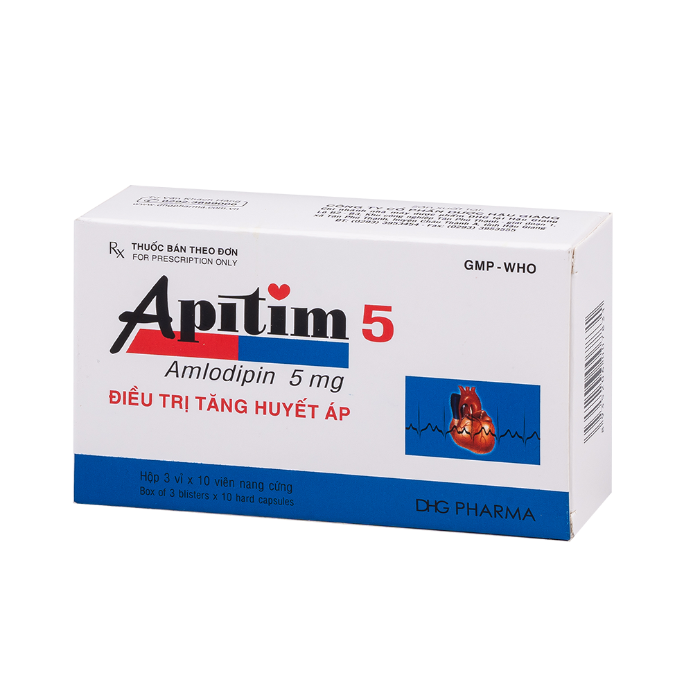 Apitim 5 Hộp 3 Vỉ x 10 Viên DHG