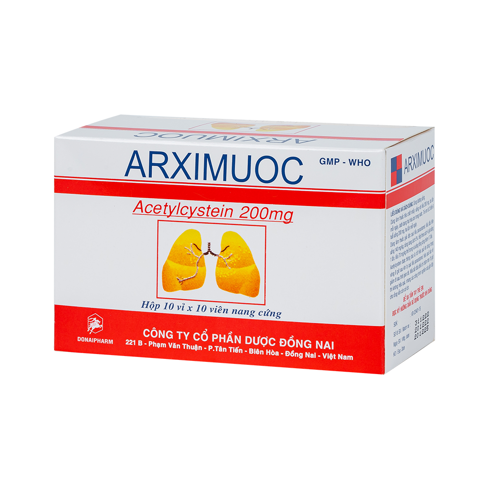 Arximuoc Hộp 10 vỉ x 10 viên