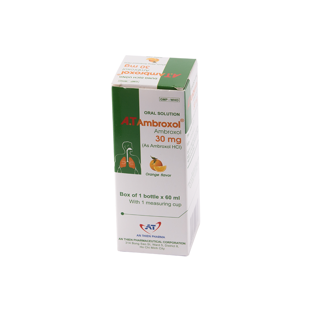 A.T AMBROXOL Hộp 1 chai 60 ml