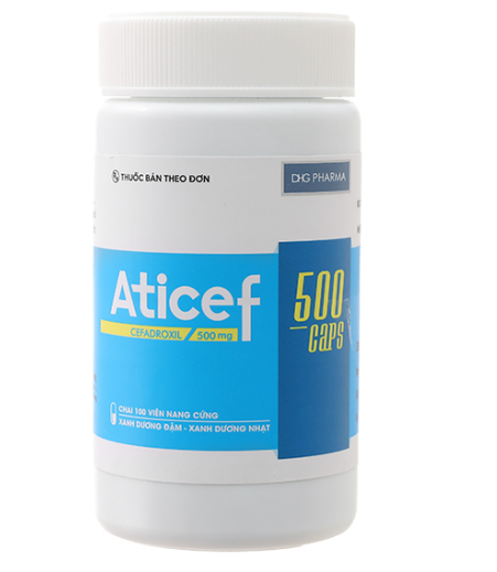 Aticef 500 caps (xanh dương đậm-xanh dương nhạt)
