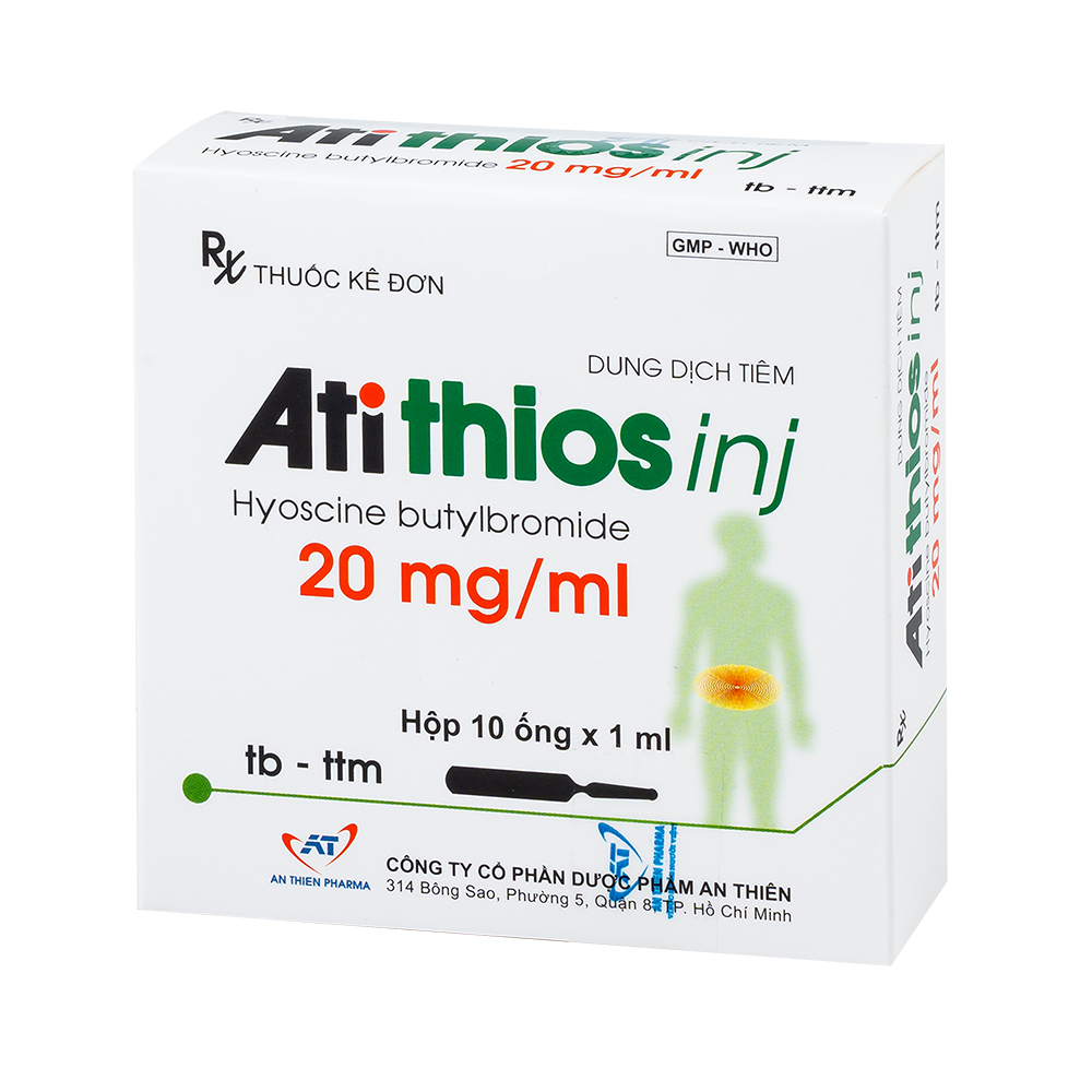 ATITHIOS INJ Hộp 10 ống x 1 ml An Thiên