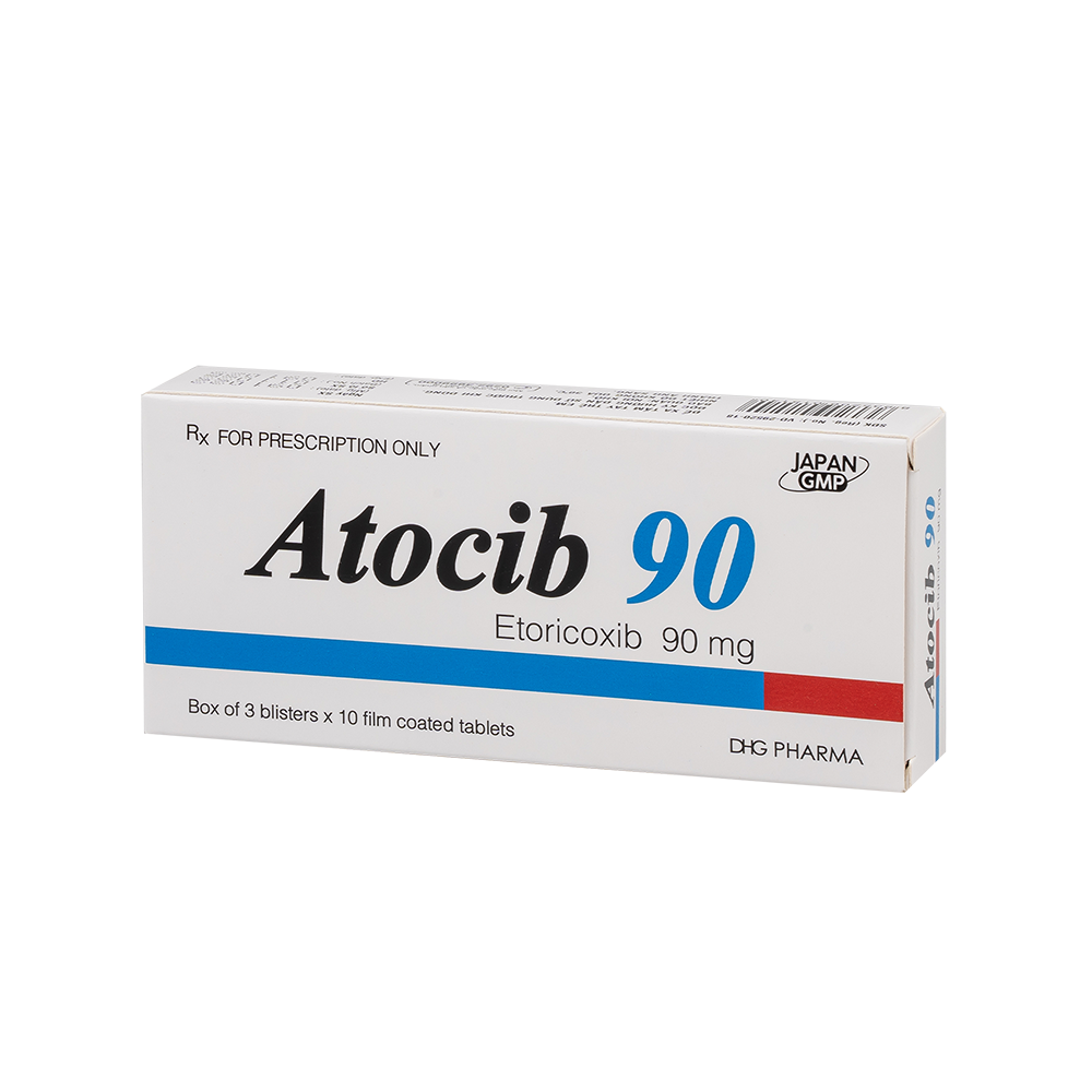 Atocib 90 Hộp 3 Vỉ x 10 Viên DHG