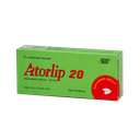 Atorlip 20 Hộp 3 Vỉ x 10 Viên DHG