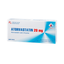 Atorvastatin 20 mg Hộp 2 vỉ x 10 viên Domesco