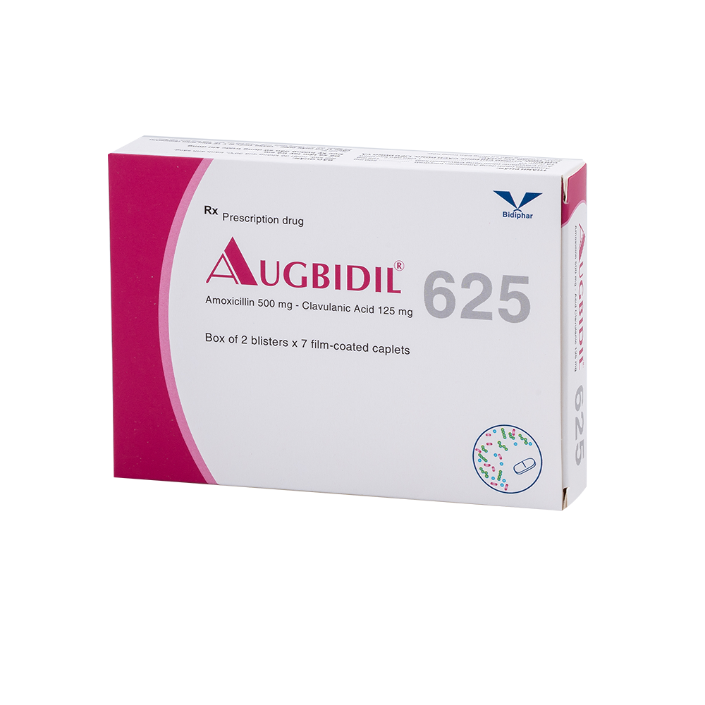 Augbidil 625 H/14 Hộp 2 Vỉ x 7 Viên Bidiphar