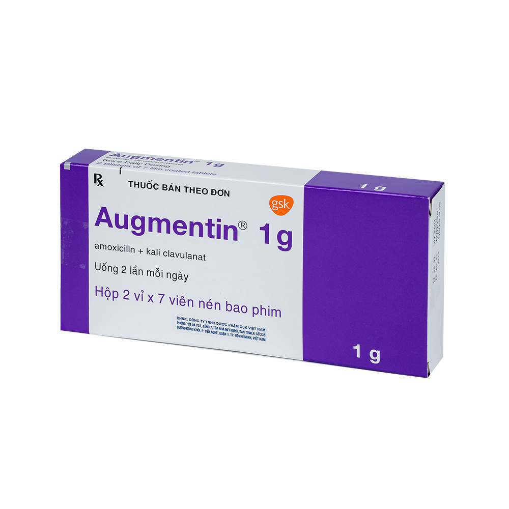 AUGMENTIN 1G H/14V GSK