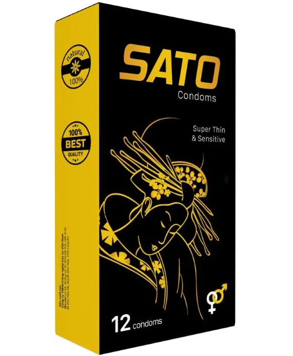 Bao cao su SATO 12 Hộp 12 chiếc  Nhất Nhất