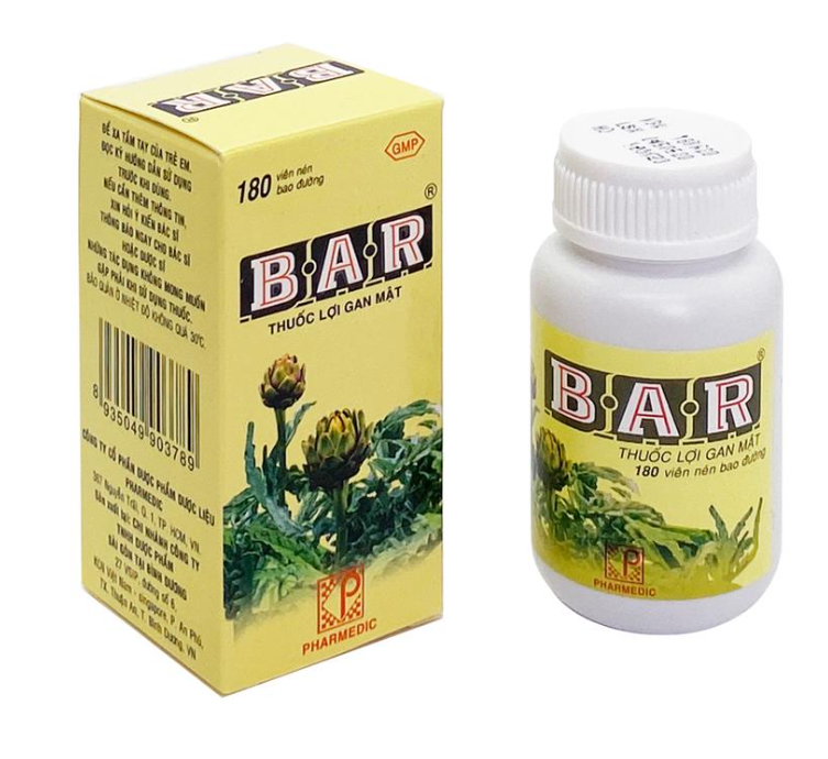 BAR Hộp 1 lọ 180 viên