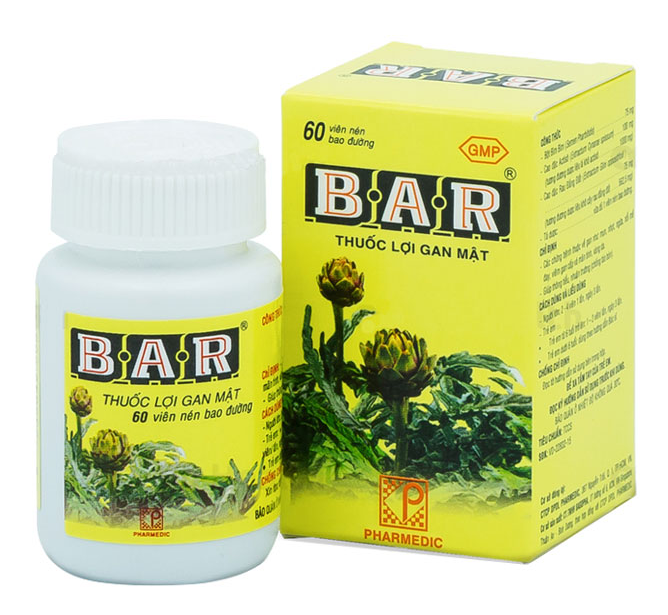 BAR Hộp 1 lọ 60 viên