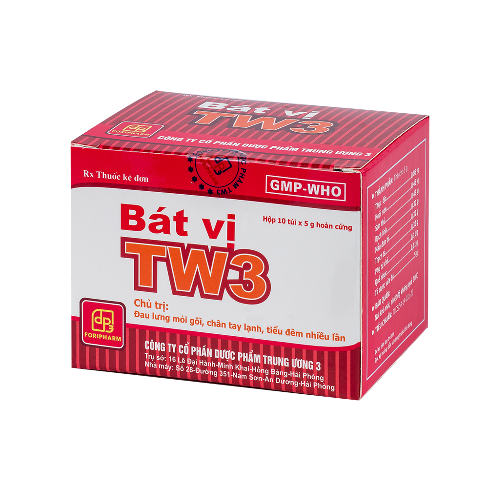 Bát vị Hộp 10 túi x 5g TW3