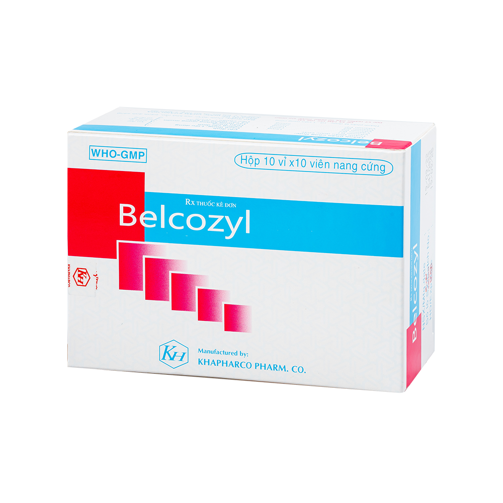 BELCOZYL Cap Hộp 100 viên Khapharco