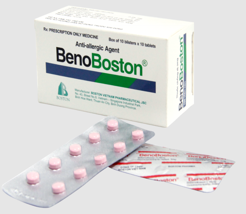BENOBOSTON Hộp 10 vỉ x 10 viên nén