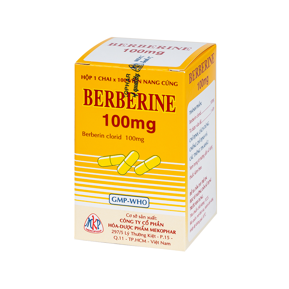 BERBERINE 100mg (C/100VNA) Mekophar