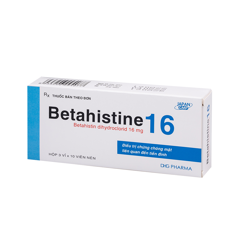Betahistine Hộp 3 Vỉ x 10 Viên DHG