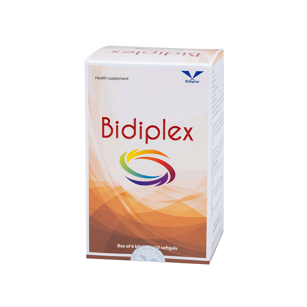 Bidiplex Hộp 6 Vỉ x 10 Viên Bidiphar