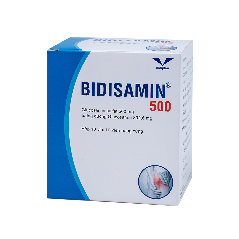 Bidisamin 500 H/100 Hộp 10 Vỉ x 10 Viên Bidiphar