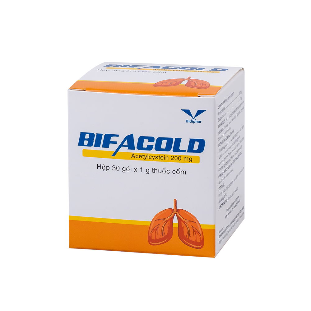 Bifacold H/30 Hộp 30 Gói Bidiphar