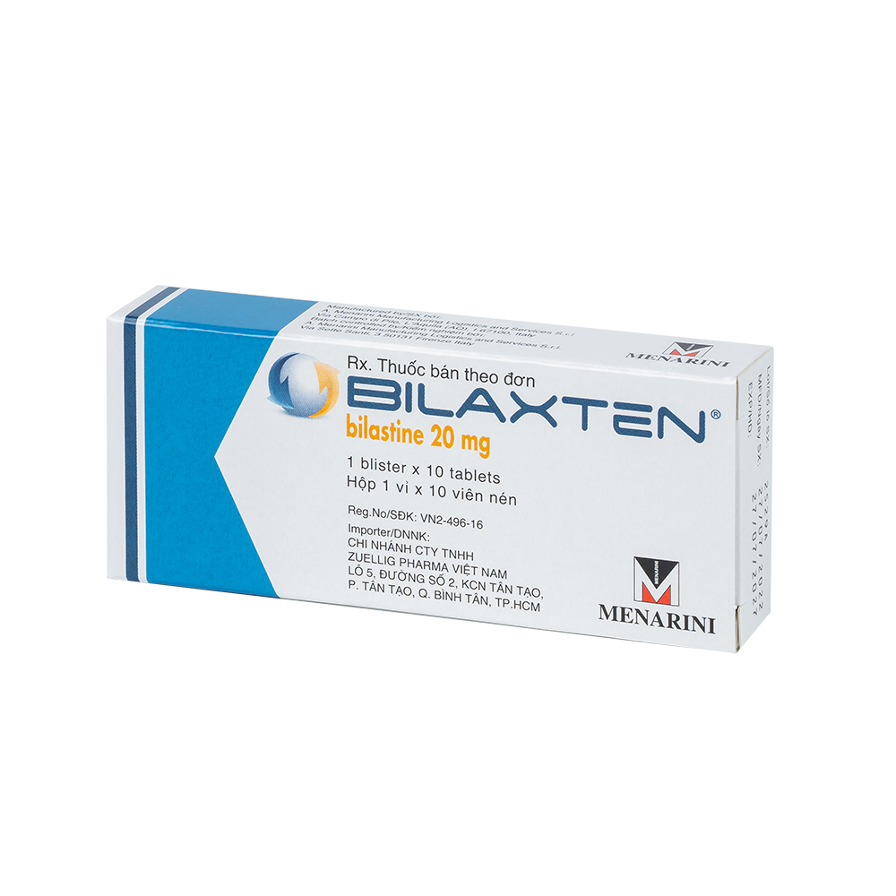 BILAXTEN TAB 20MG 10'S 10 Viên/ hộp Menarini