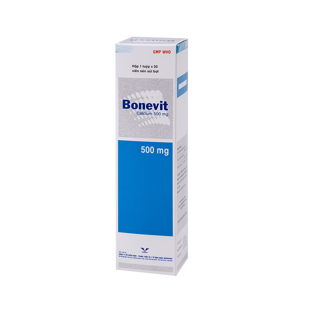 Bonevit H/20 Hộp 1 tuýp x 20 viên Bidiphar