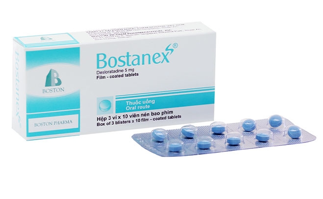 BOSTANEX Hộp 03 vỉ x 10 viên nén bao phim Boston
