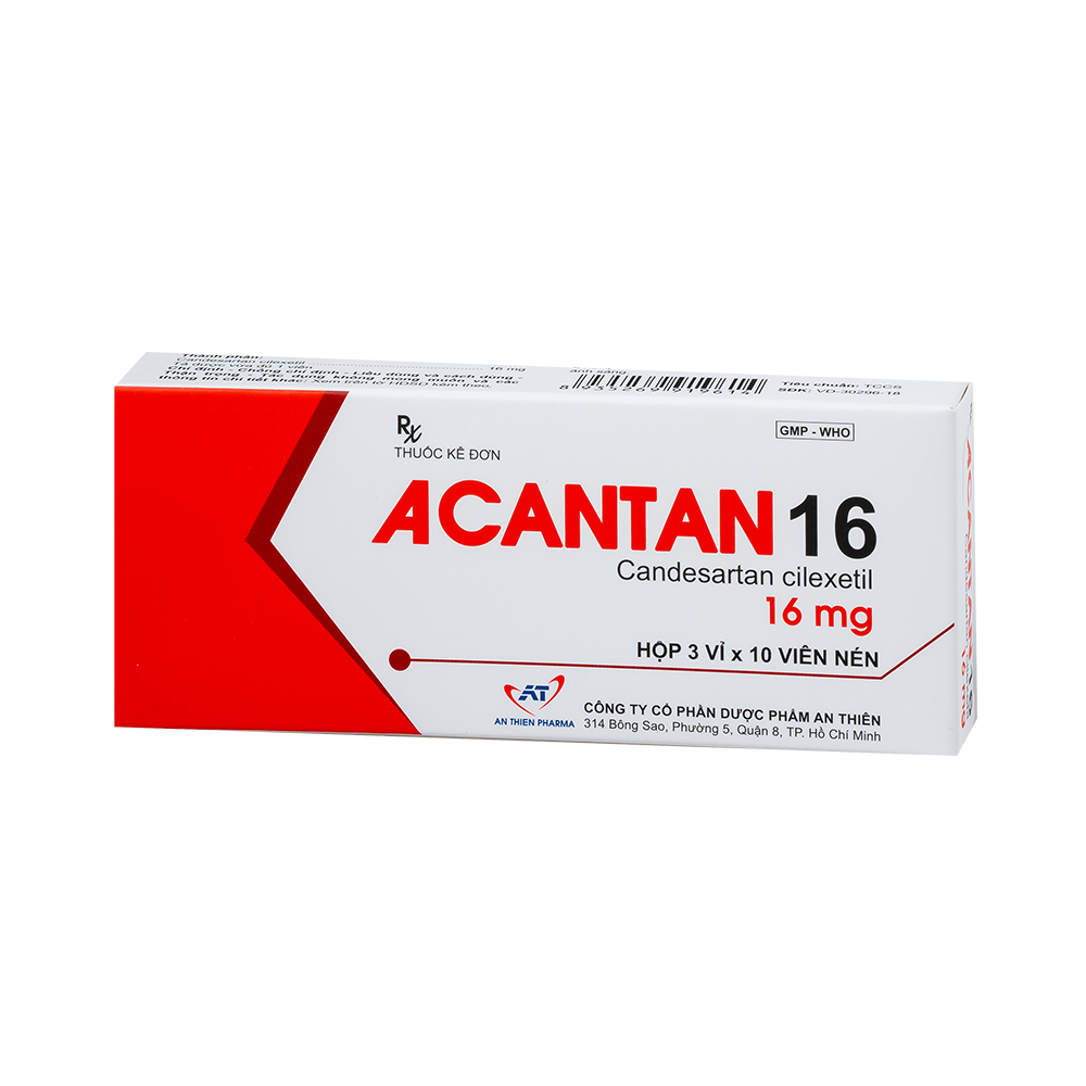 ACANTAN 16 Hộp 3 vỉ x 10 viên An Thiên