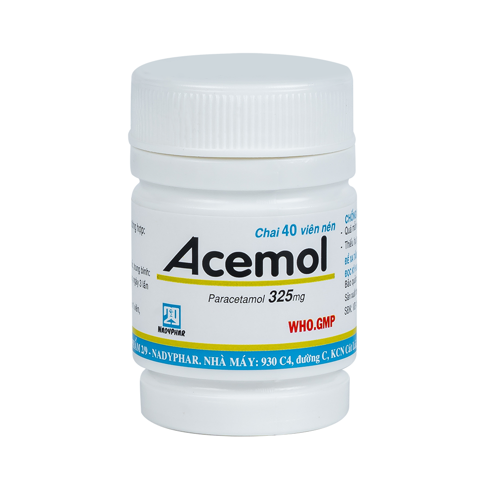ACEMOL 325mg Chai 40 viên