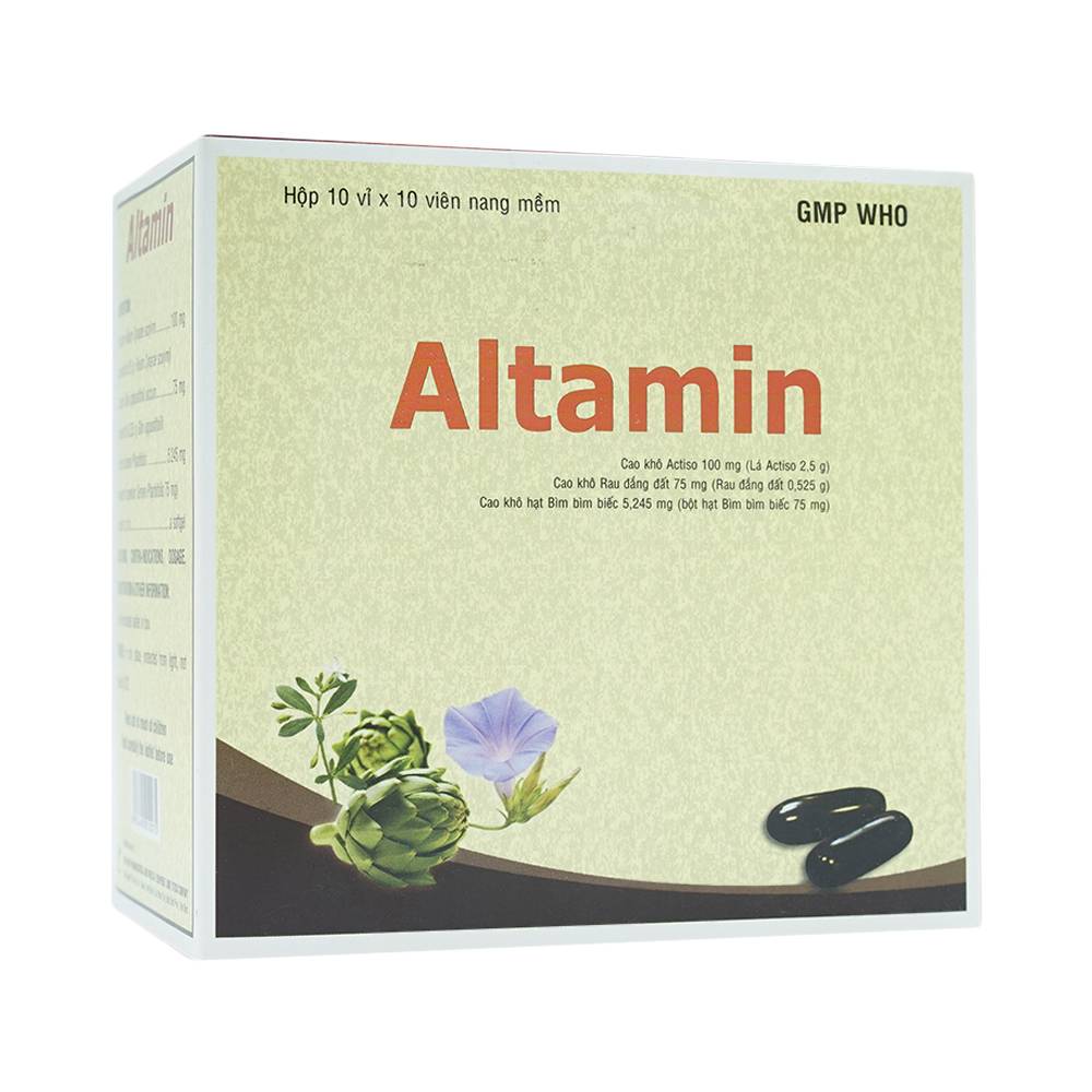 Altamin H/100 Hộp 10 Vỉ x 10 Viên Bidiphar