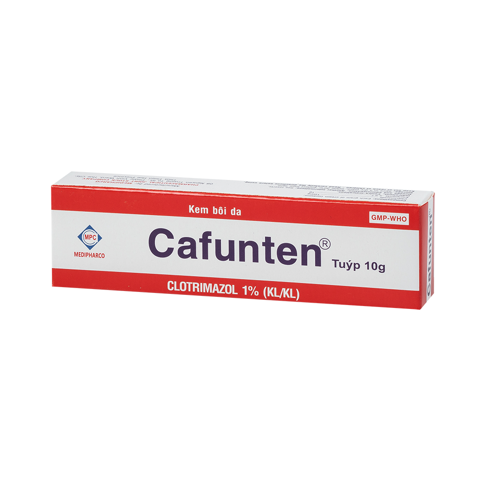 Cafunten 10g Hộp 1 tuýp 10g Medipharco