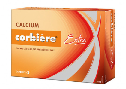 CALCIUM CORBIERE EXTRA 10ML HỘP/30ỐNG SANOFI