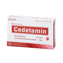CEDETAMIN Hồng VNén Hộp 2 vỉ x 15 viên Khapharco